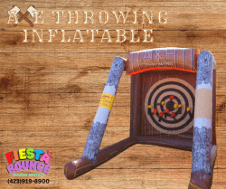 AXE Throwing Inflatable