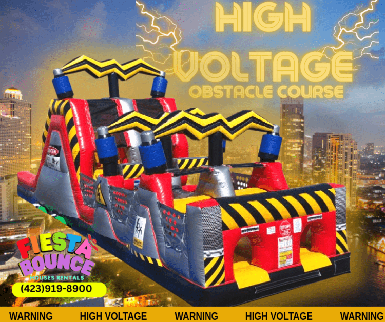 High Voltage Obstacle course 38ft long